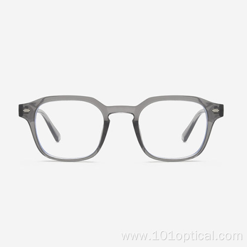Rectangular PC or CP Unisex Blue Light Glasses
